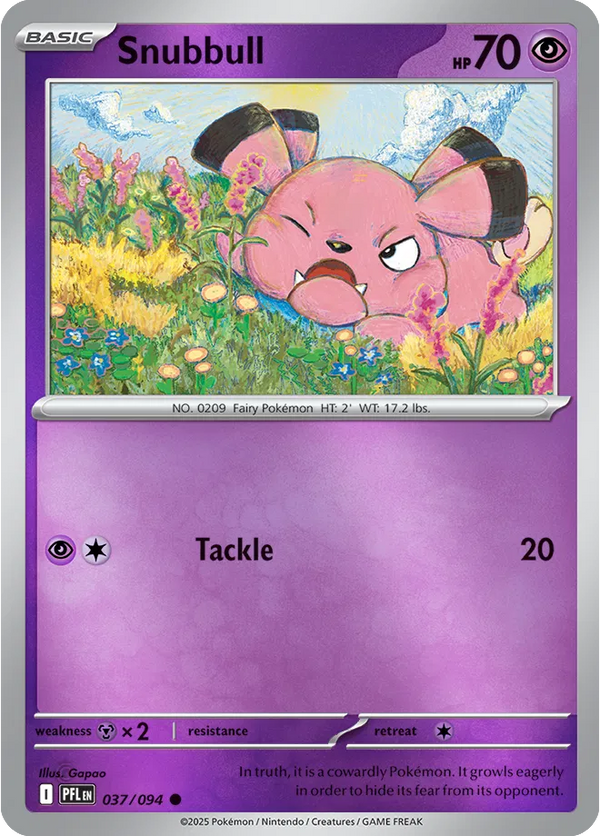 Snubbull - Phantasmal Flames (037/094 Reverse Holo)