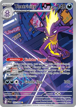 Toxtricity - Phantasmal Flames (Illustration Rare, 103/094 Holo)