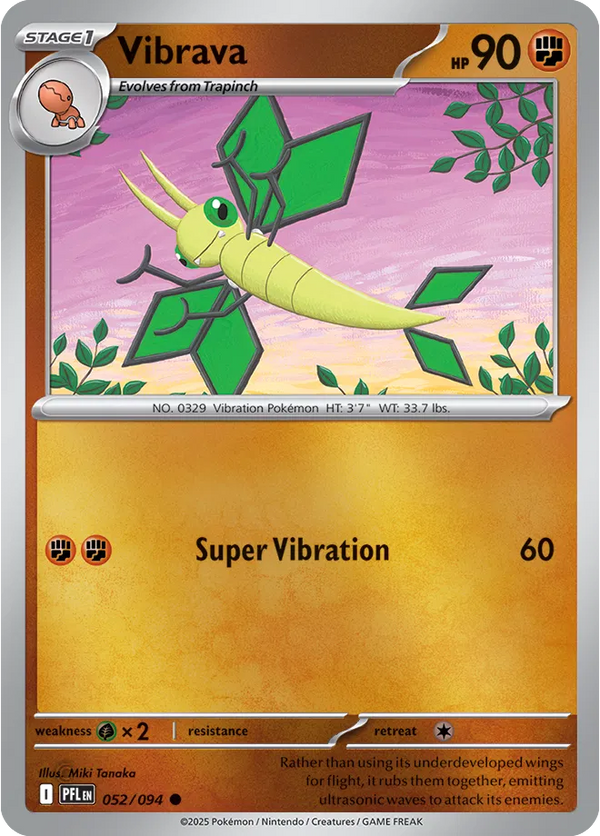Vibrava - Phantasmal Flames (052/094 Reverse Holo)