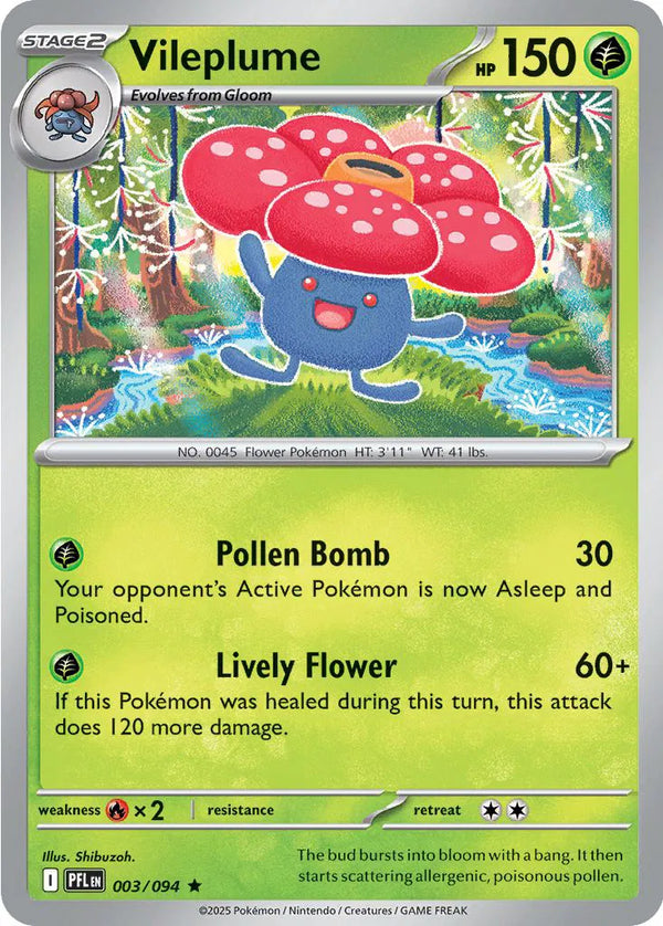 Vileplume - Phantasmal Flames (003/094 Holo)