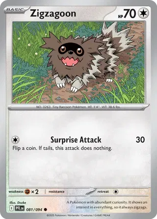 Zigzagoon - Phantasmal Flames (081/094)