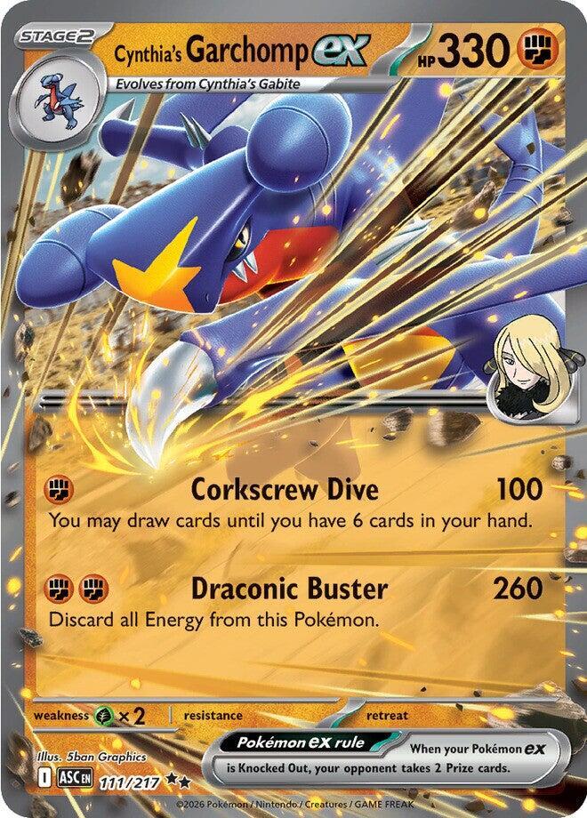 Cynthia's Garchomp ex - Ascended Heroes (Double Rare)