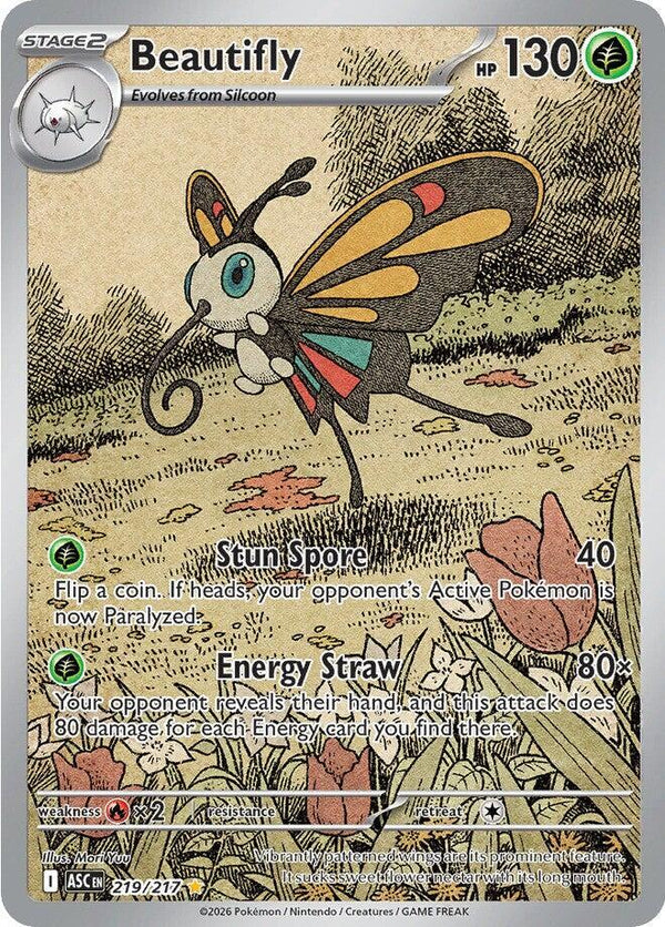 Beautifly - Ascended Heroes (Illustration Rare)