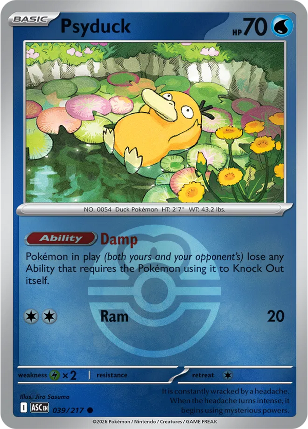Psyduck (Love Ball) - Ascended Heroes