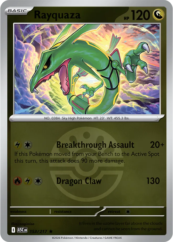 Rayquaza (Friend Ball) - Ascended Heroes