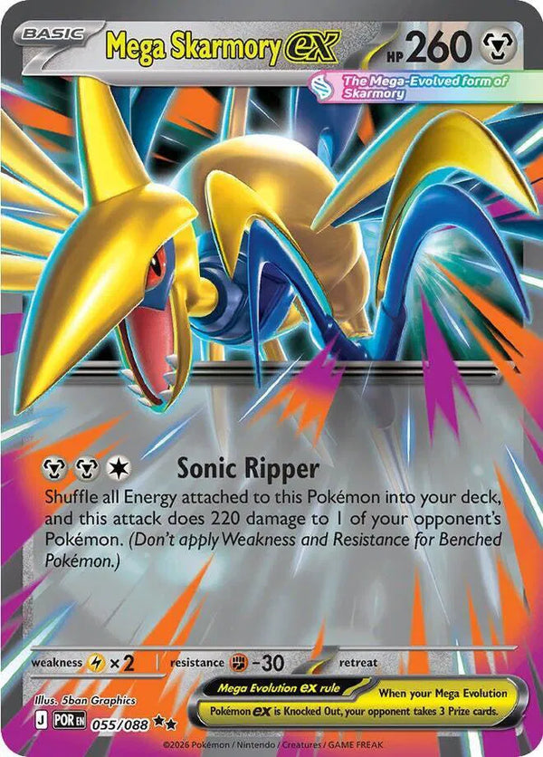 Mega Skarmory ex - Perfect Order (Double Rare)