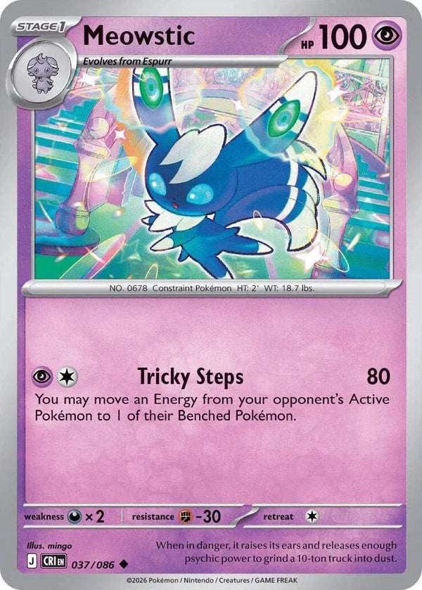 Meowstic - Chaos Rising (037/086 Reverse Holo)