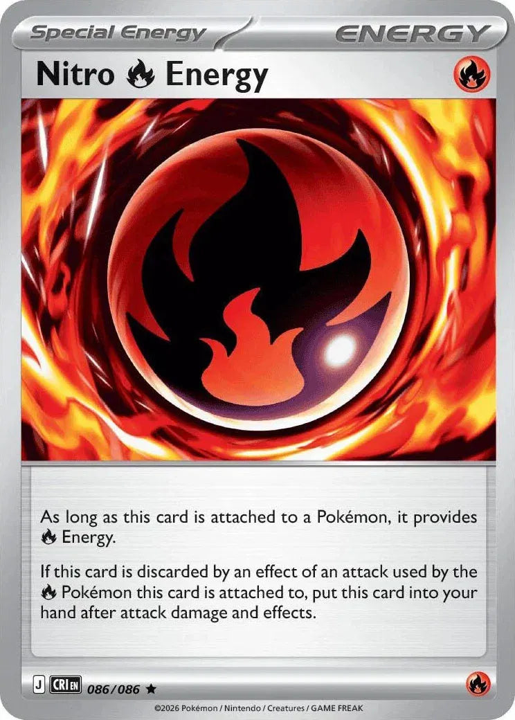 Nitro Fire Energy - Chaos Rising (086/086 Holo)