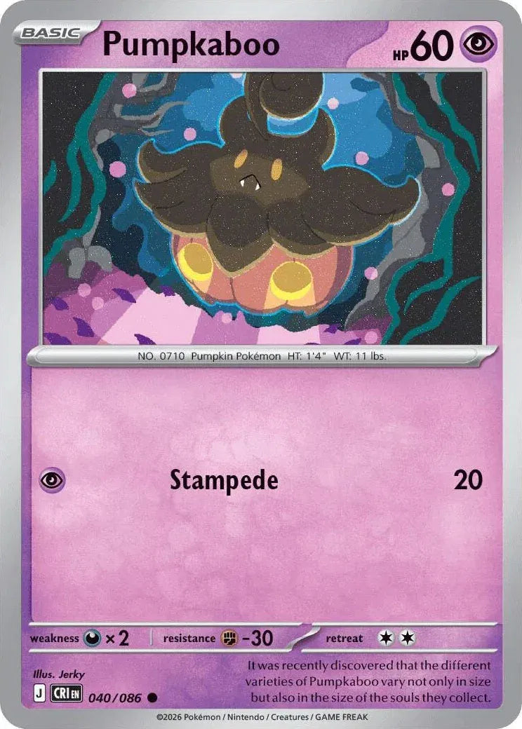 Pumpkaboo - Chaos Rising (040/086 Reverse Holo)