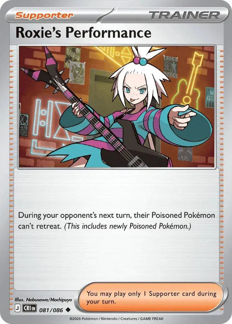 Roxie's Performance - Chaos Rising (081/086 Reverse Holo)