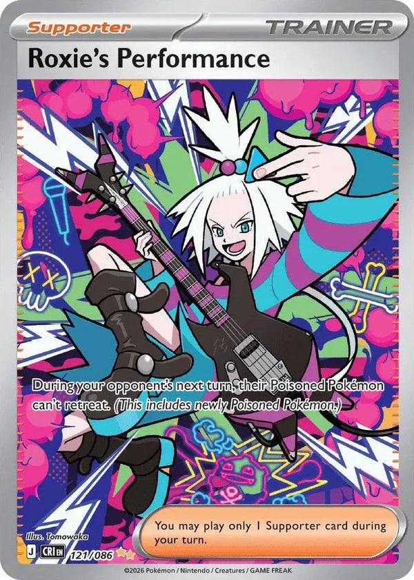 Roxie's Performance - Chaos Rising (Special Illustration Rare, 121/086 Holo)
