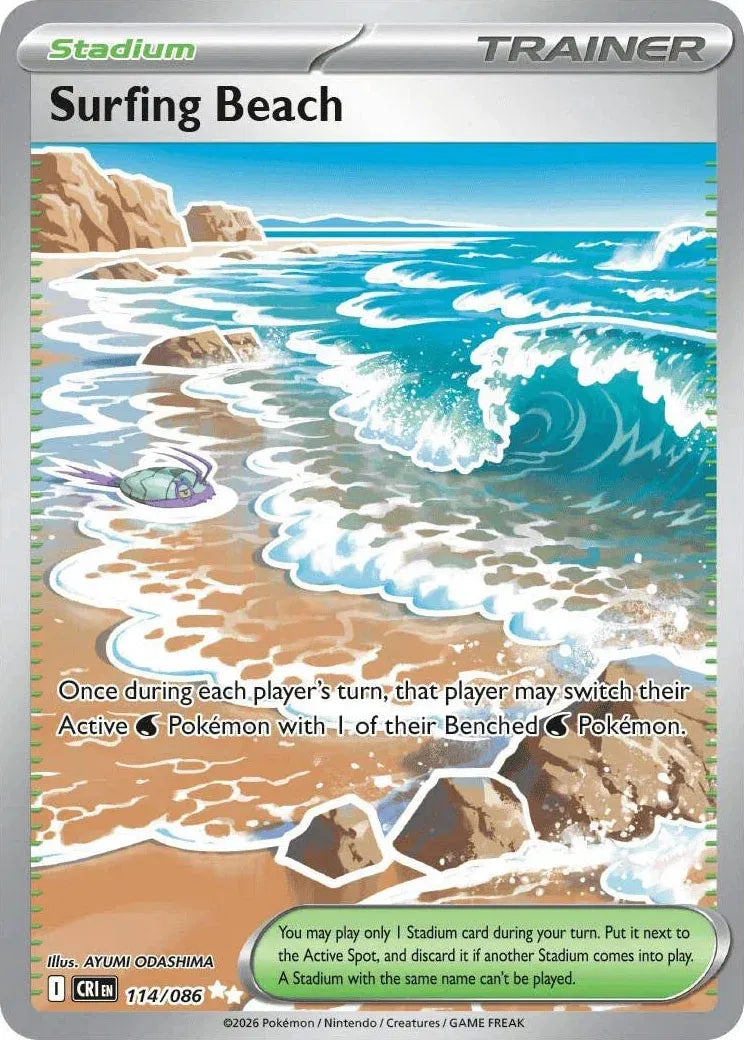 Surfing Beach - Chaos Rising (Ultra Rare)