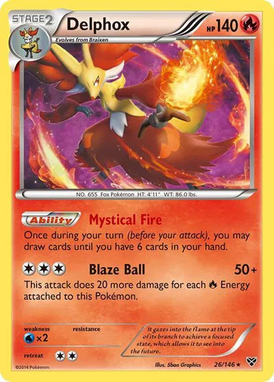 Delphox - XY Base Set