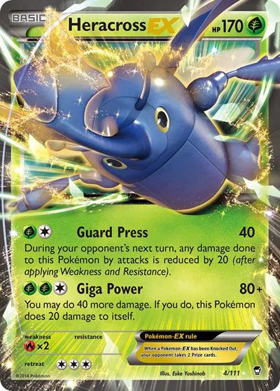 Heracross EX - Furious Fists (Ultra Rare)