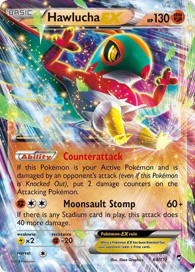 Hawlucha EX - Furious Fists (Ultra Rare)