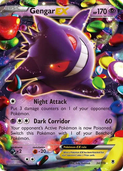 Gengar EX - Phantom Forces (Ultra Rare)