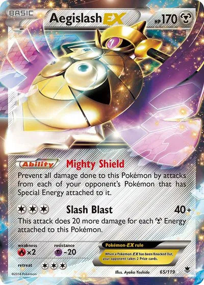 Aegislash EX - Phantom Forces (Ultra Rare)