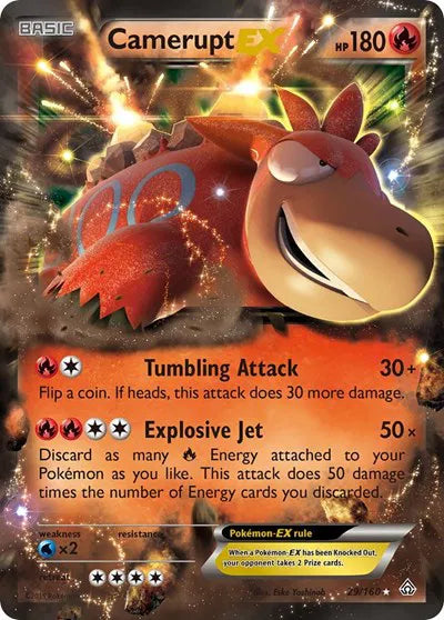 Camerupt EX - Primal Clash (Ultra Rare)