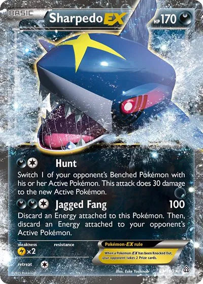 Sharpedo EX - Primal Clash (Ultra Rare)