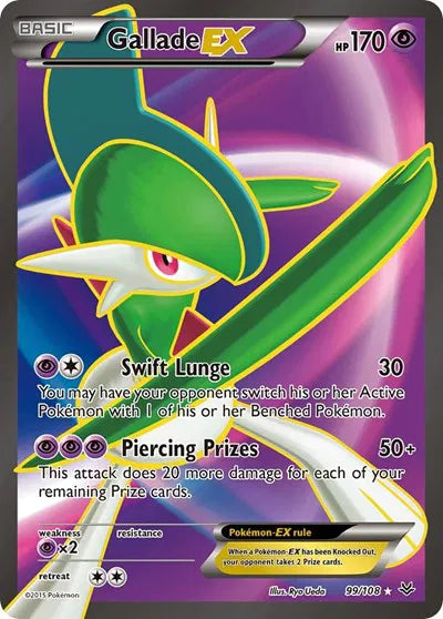 Gallade EX (99 Full Art) - Roaring Skies (Ultra Rare)